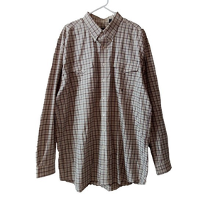 Men's Roper Long Sleeve Plaid Nice Shirt Size‎ 2X